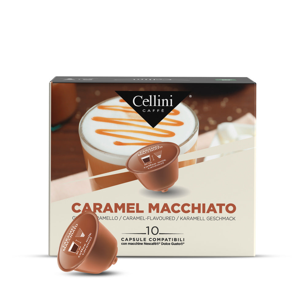 Latte Macchiato Caramel, Capsules