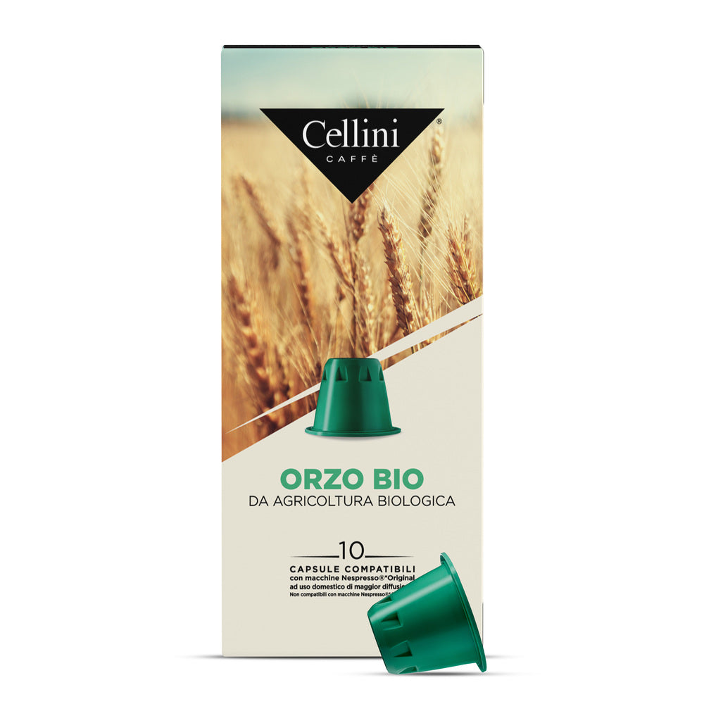 Orzo Biologico - Capsule Compatibili Nespresso ® - Cellini Caffè