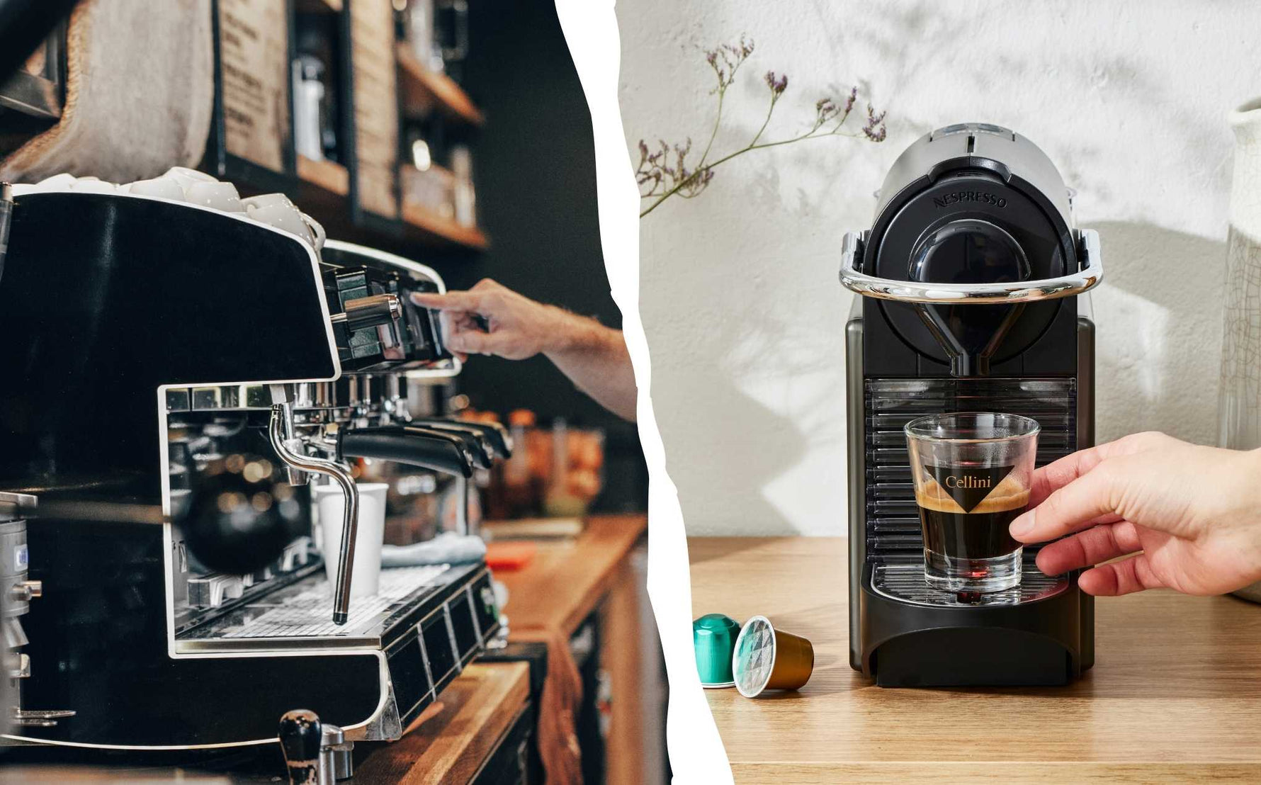 Caffè al bar vs caffè a casa