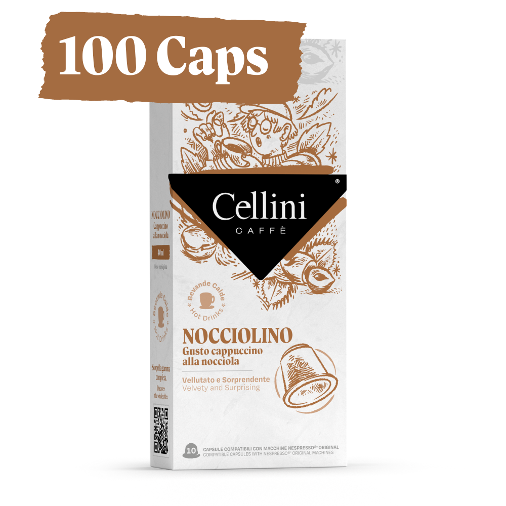 Nocciolino - Nespresso ® Compatible Capsules - Cellini Caffè