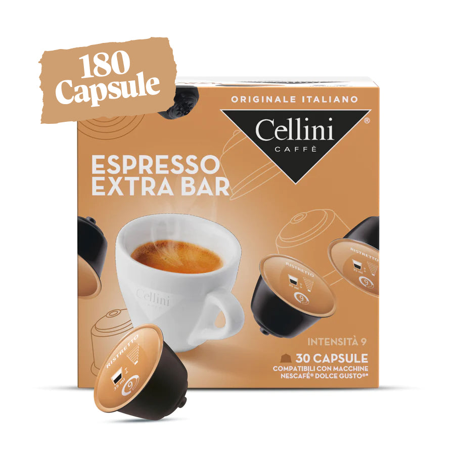 180 Nescafé Dolce Gusto Barista Espresso Capsules Free Shipping