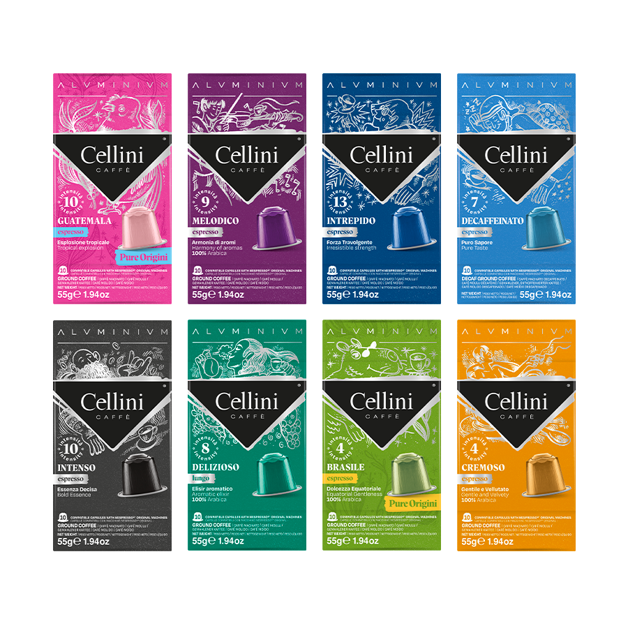 Kit Dégustation 80 Capsules Nespresso ® - Cellini Café – Cellini Caffè
