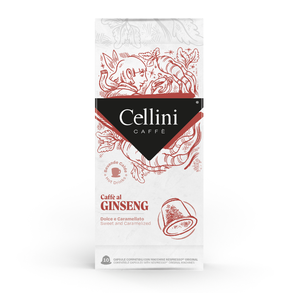 Ginseng Coffee - Nespresso ® Compatible Capsules - Cellini Caffè