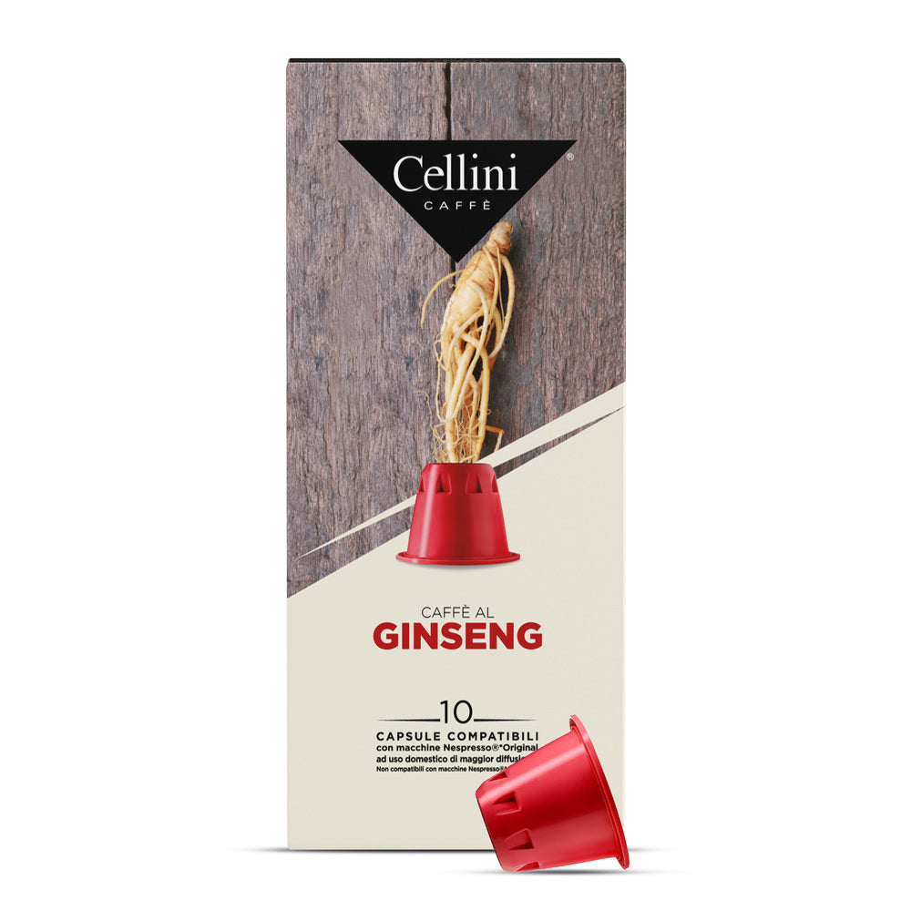 Café Ginseng - Capsules compatibles Nespresso ® - Cellini Caffè