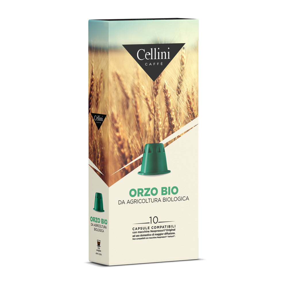 Organic Barley - Nespresso ® Compatible Capsules - Cellini Caffè